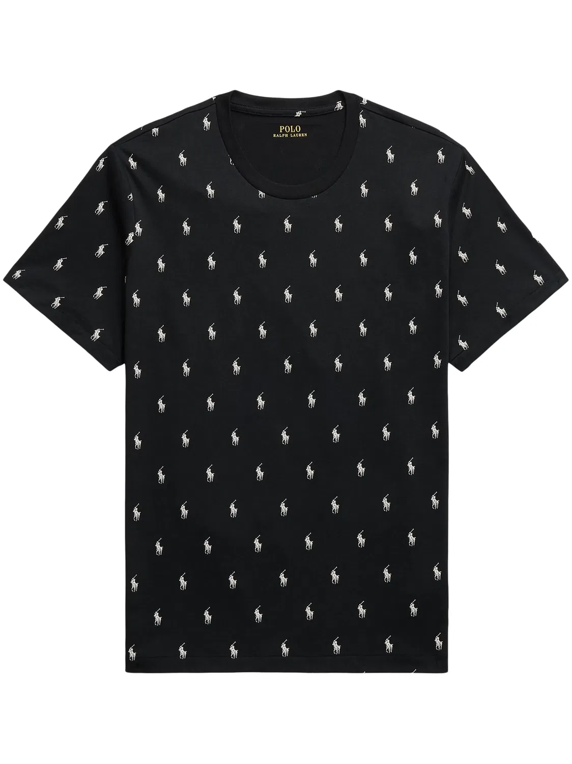 Футболка с мотивом пони Polo Ralph Lauren, черный