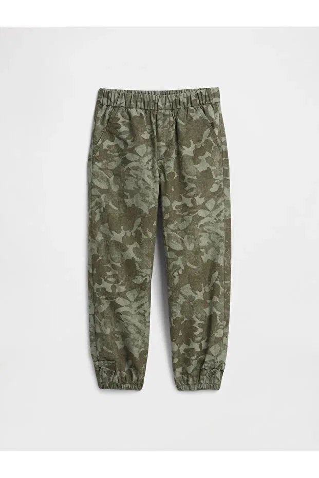 Детские штаны для девочек карго с длинным рукавом Gap, Green-001