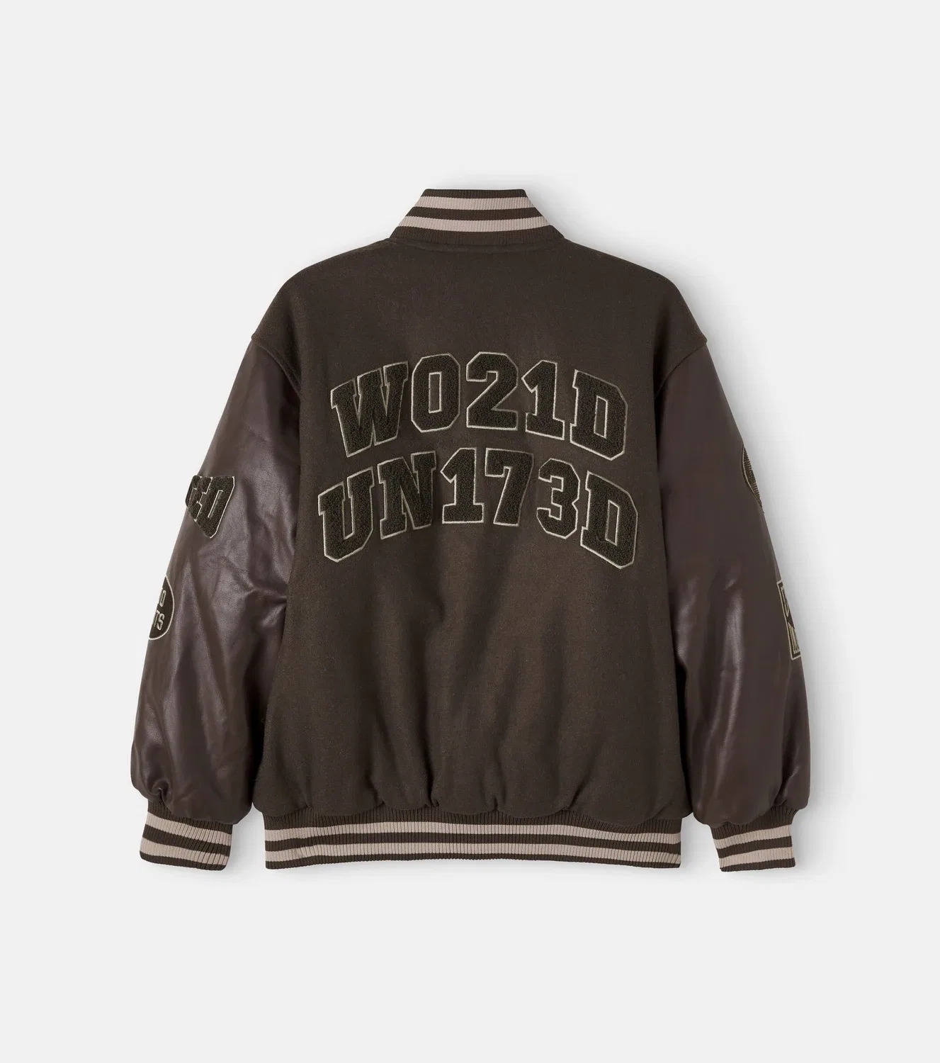 Куртка varsity из смесовой шерсти Molo, коричневый — фото 3