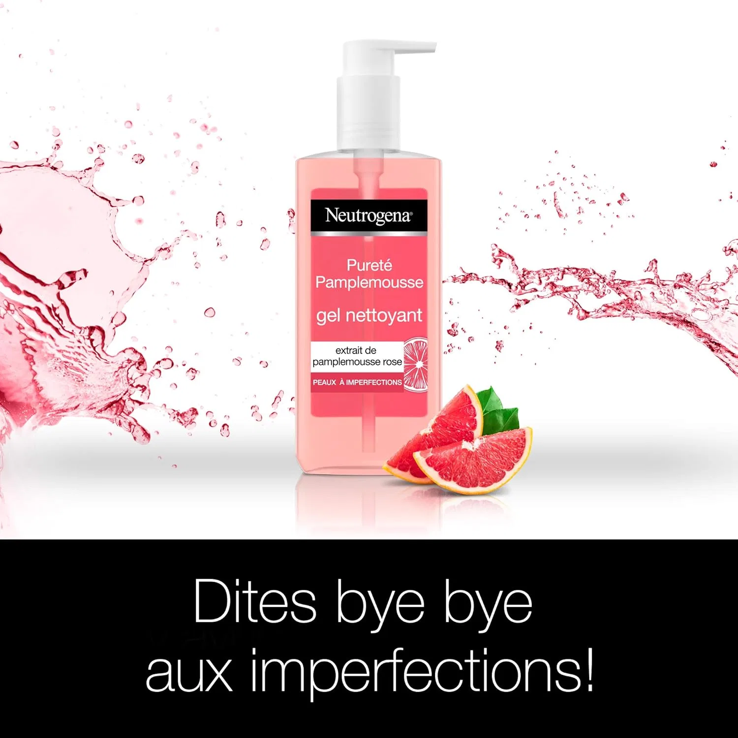 Очищающий гель Neutrogena Visibly Clear с розовым грейпфрутом, 200 мл — фото 3
