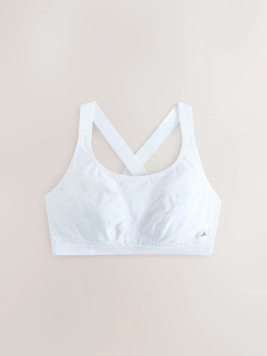 Спортивный бюстгальтер Next Bralette в желтом и белом цветах — фото 3