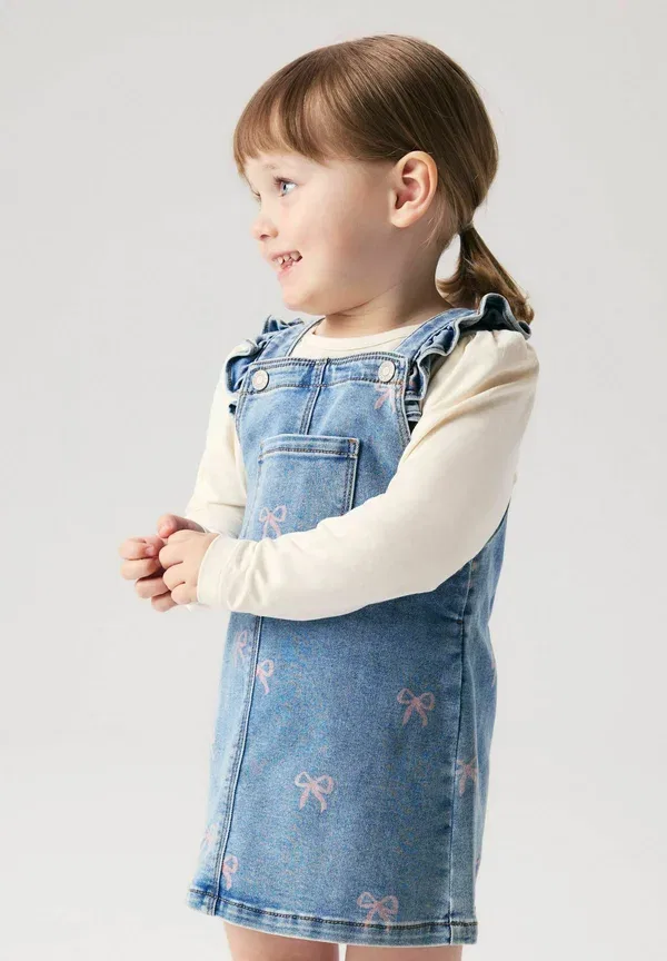 Платье джинсовое Dress denim Name It, Medium Blue Denim, синий — фото 2