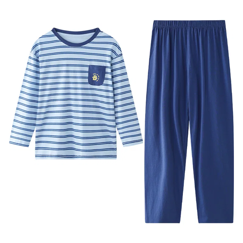 Детский комплект пижам с длинным рукавом Red bean, Цвет Dark Gray — фото 3
