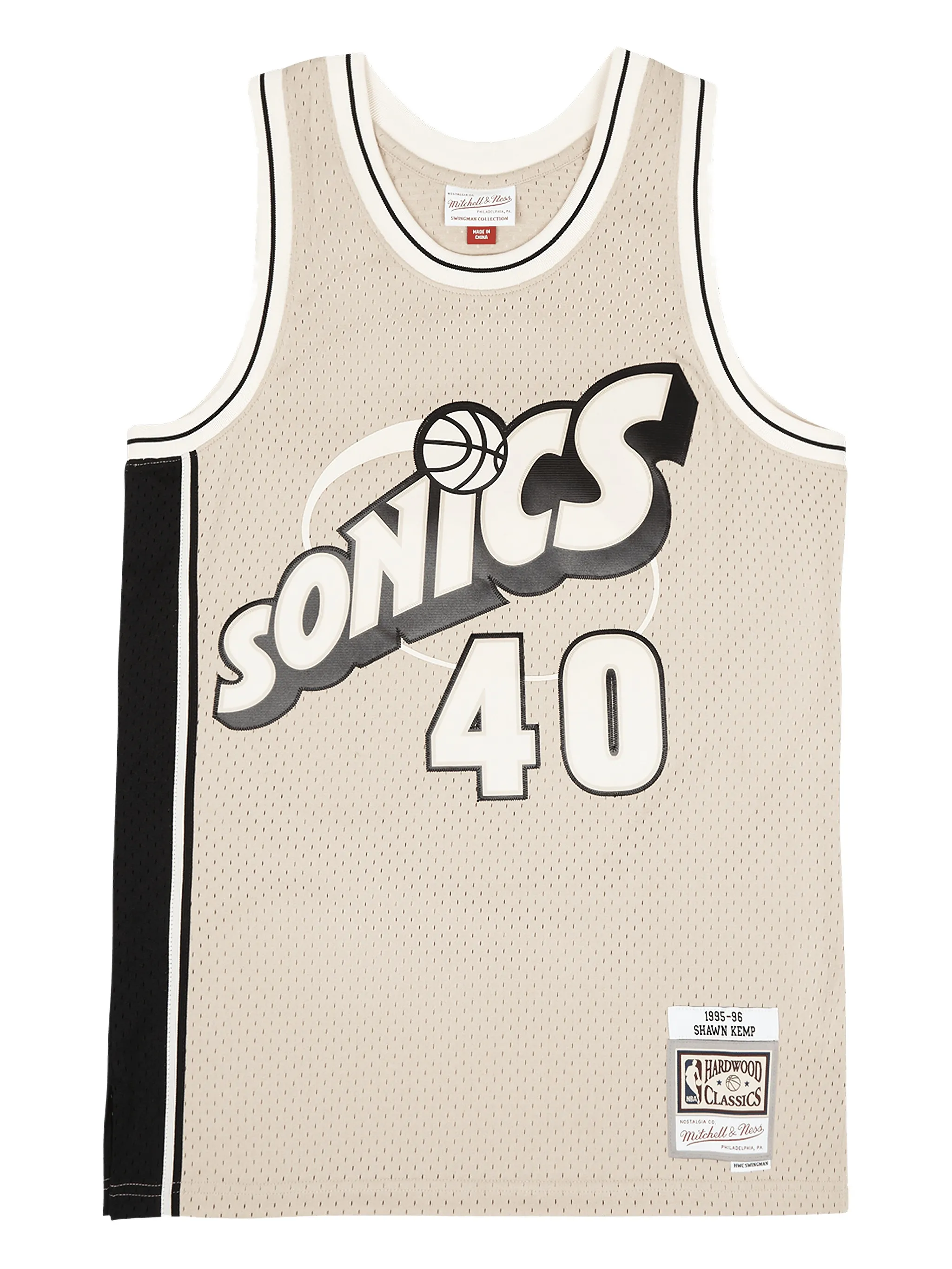

Топ Swingman NBA SuperSonics 1995 Shawn Kemp Mitchell & Ness, нейтральный