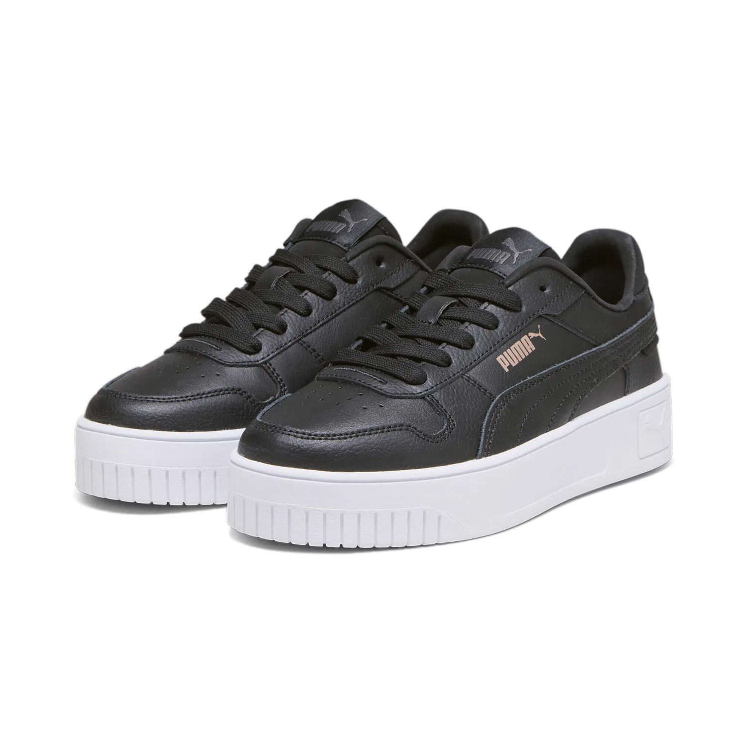 Детские кроссовки для девочек Carina Street Sneakers Madchen Puma, Schwarz Silber