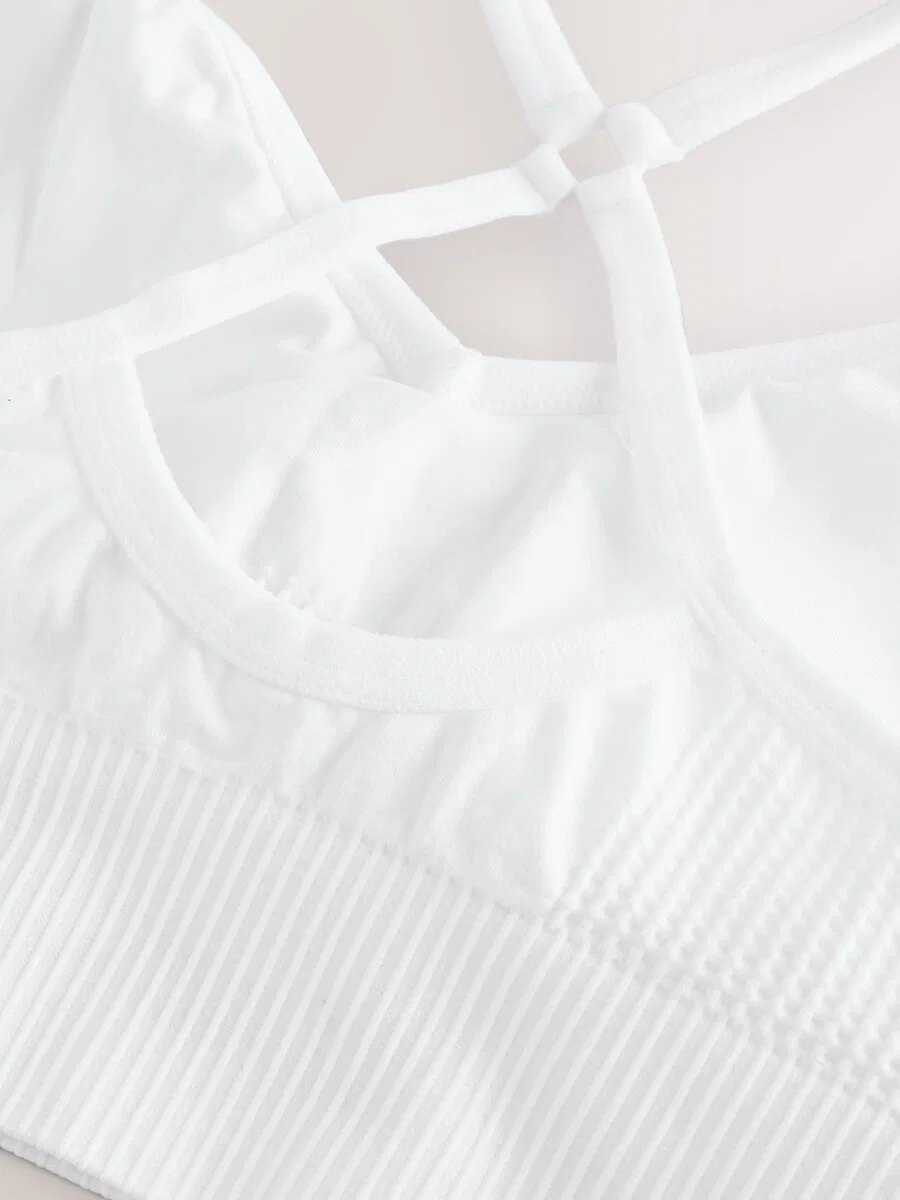 Спортивный бюстгальтер Next Bralette белого цвета — фото 4