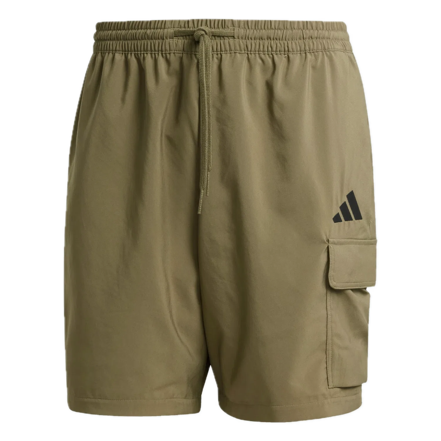 Мужские шорты карго с логотипом Adidas, зеленый