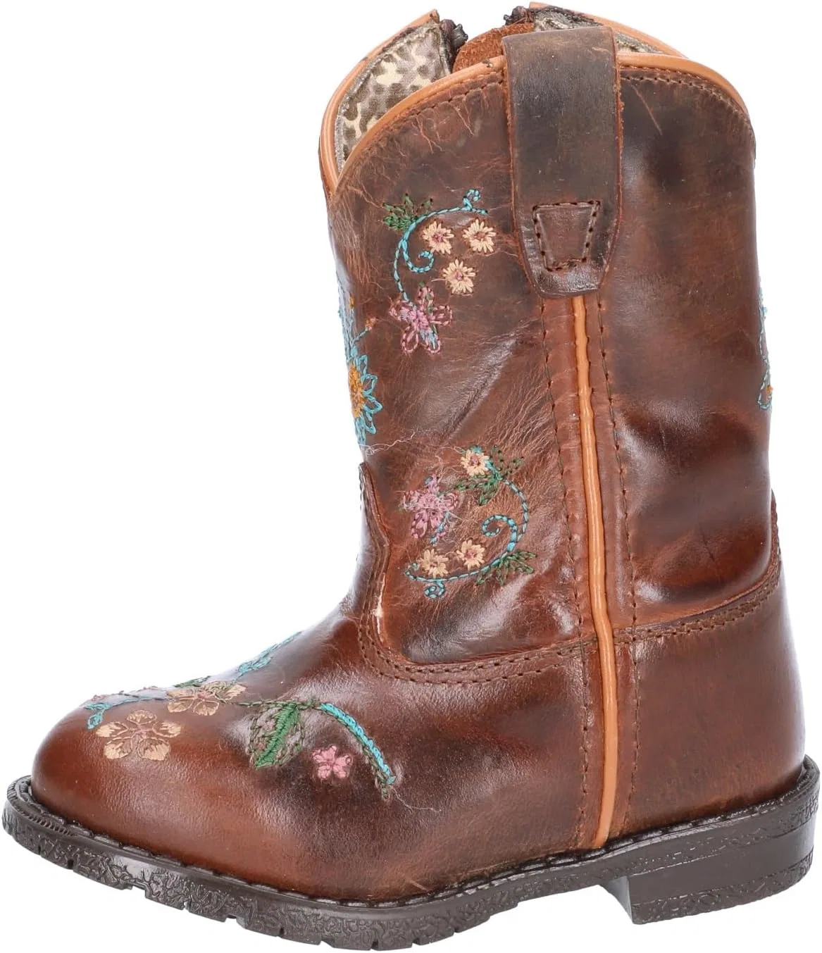 Детские ковбойские сапоги для девочек Florence Brown Leather Smoky Mountain Boots, Florence