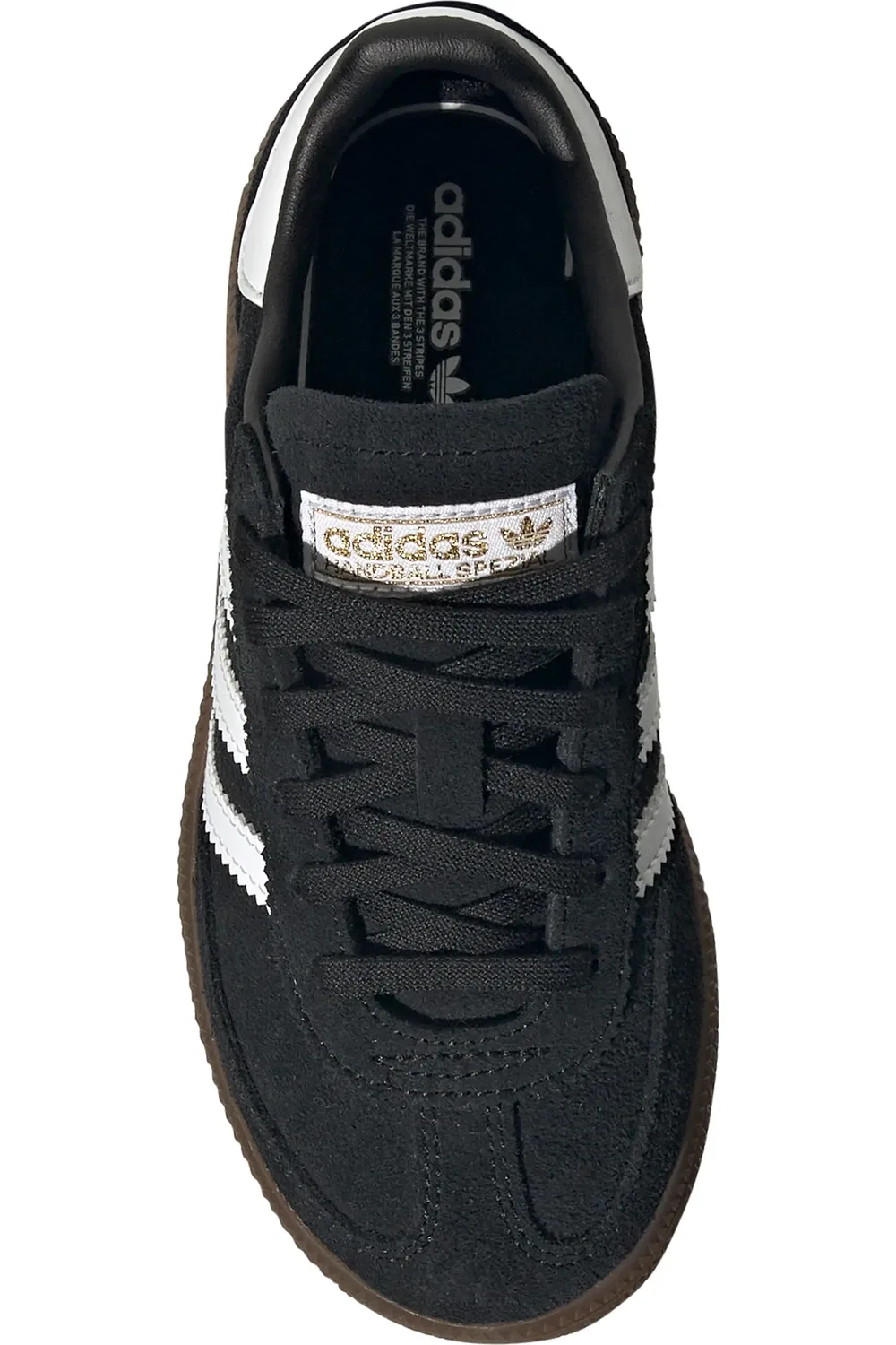 Детские кроссовки для гандбола Handball Spezial adidas, Black/White/Gum — фото 4