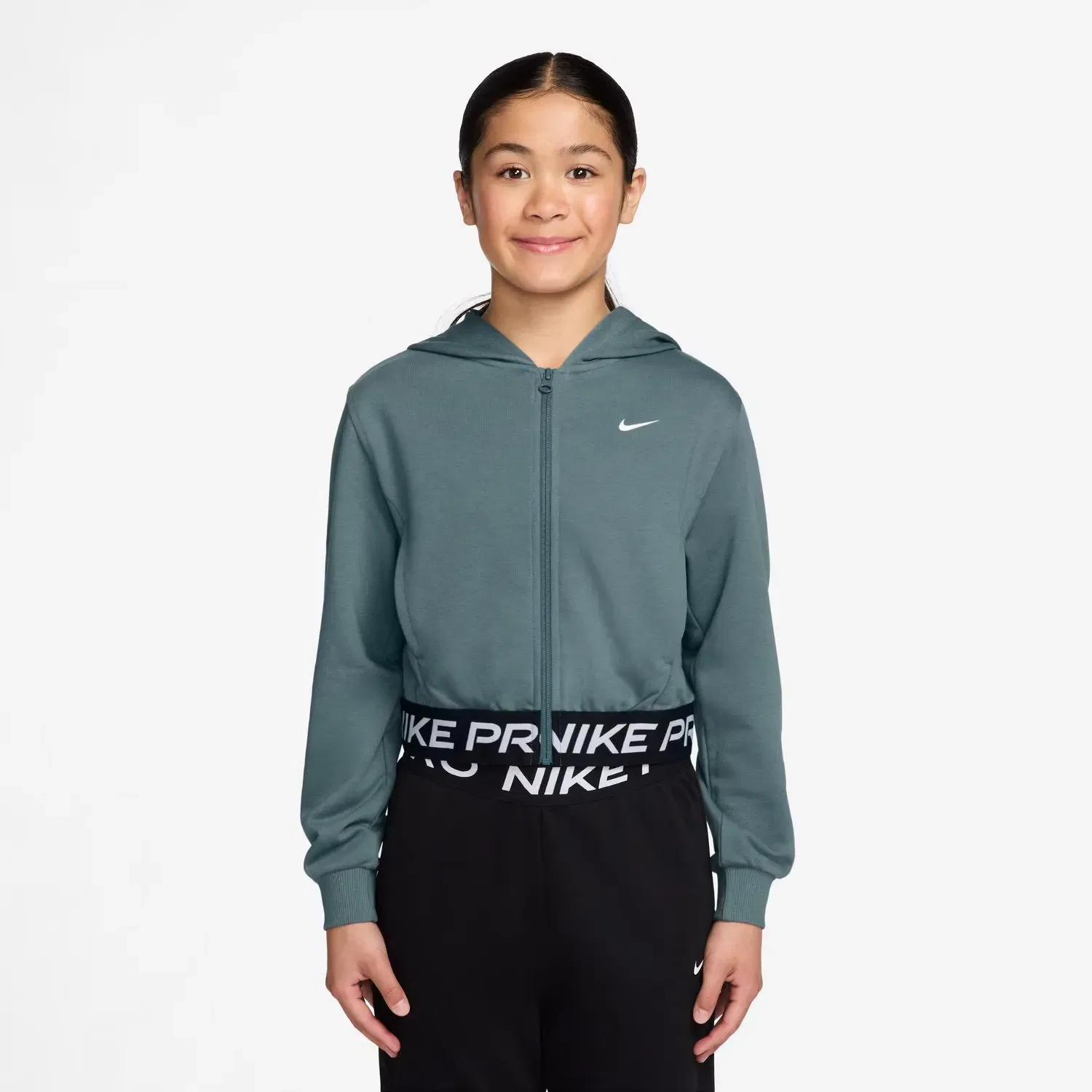 Детская худи Nike Pro Fleece, Цвет Verde