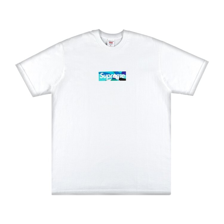 

Футболка Supreme x Emilio Pucci Box Logo Tee 'White/Blue', белый
