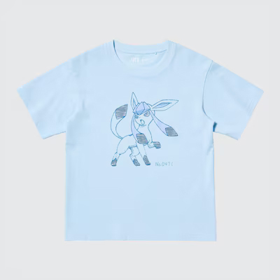 

Футболка детская Uniqlo Pokemon, голубой