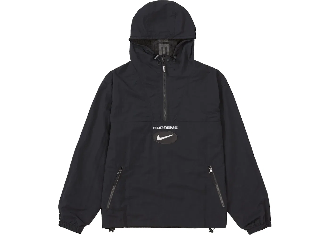 Мужская куртка с принтом Supreme Nike Jewel Reversible Ripstop Anorak, Black