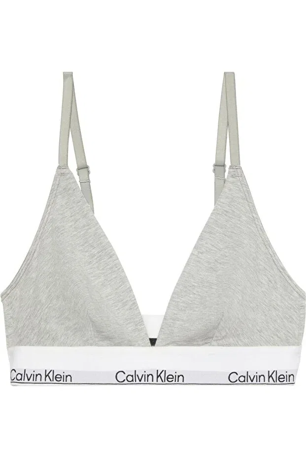 Женский бюстгальтер с бретельками-спагетти Calvin Klein, Grey Heather