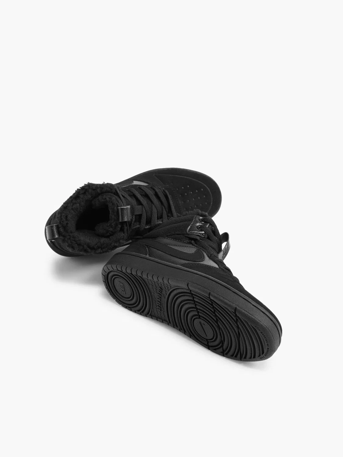Детские ботинки на шнуровке Nike, черный — фото 3