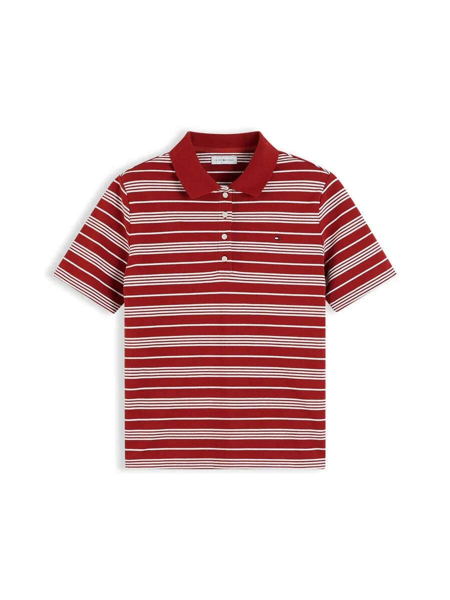 Топ TOMMY HILFIGER '1985' огненно-красного цвета