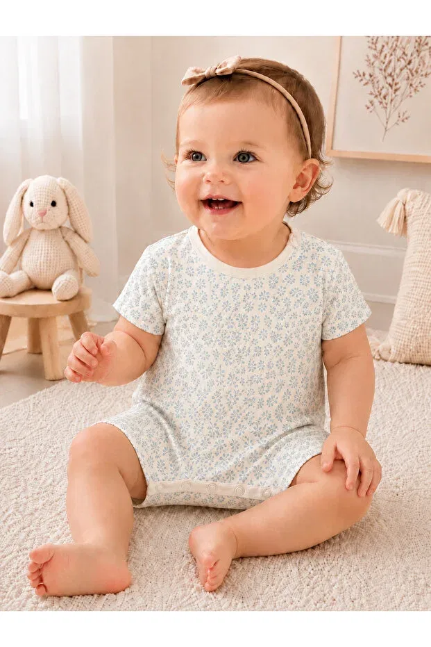 Детский комбинезон для девочек с принтом Basics For My Baby, Nude Color