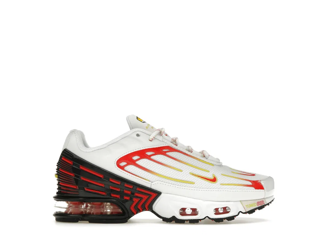 Детские кроссовки Lifestyle Nike Air Max Plus 3, White/Black-Orange-Red