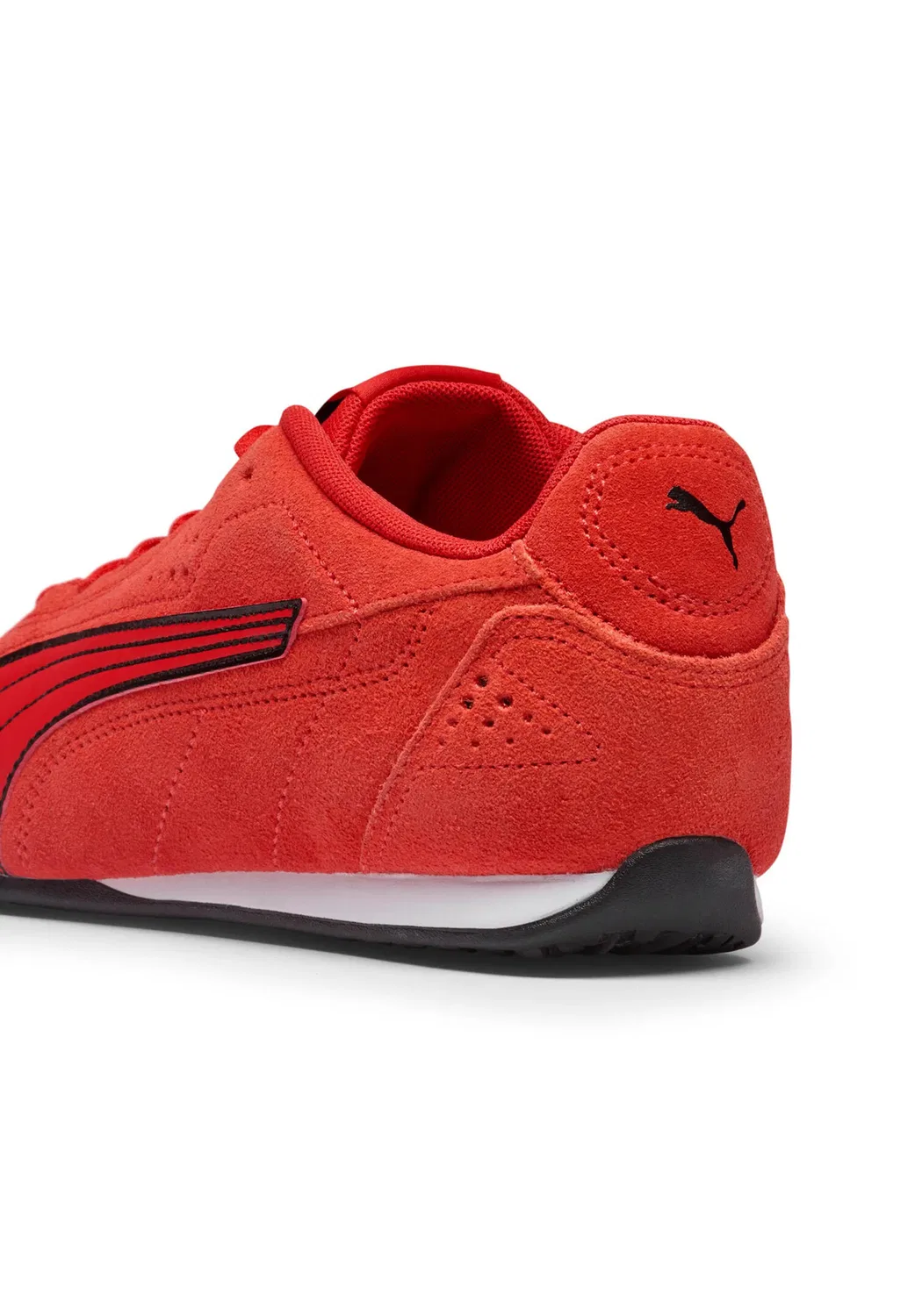Детские кроссовки на шнуровке Puma CATCH SD, Rot / Schwarz / Rot — фото 4