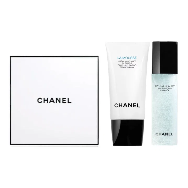 Женский набор для ухода за кожей с камелией CHANEL, Black