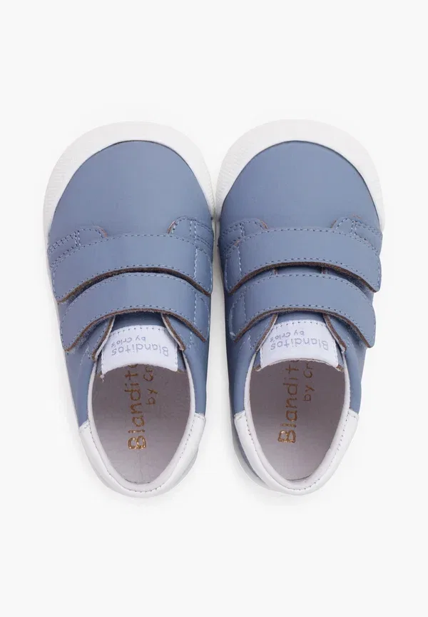 Ботинки кожаные Baby shoes Pisamonas, azul, синий — фото 3