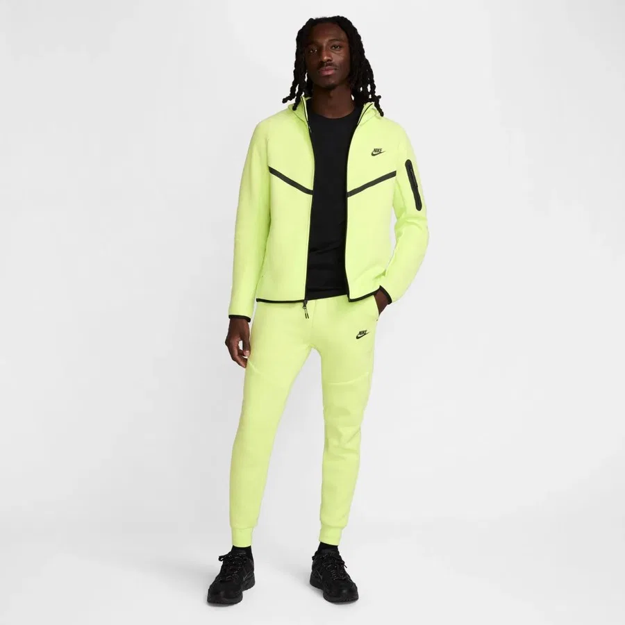 Свитшот-худи с молнией Tech Fleece Windrunner Nike, Желтый — фото 2