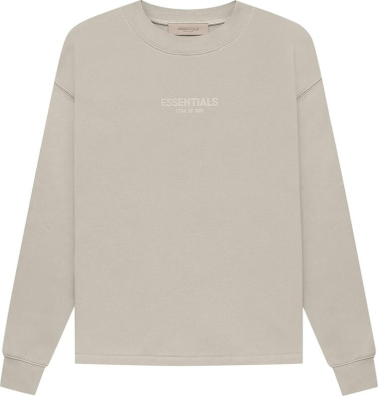 

Толстовка Fear of God Essentials Relaxed Crewneck 'Smoke', серый