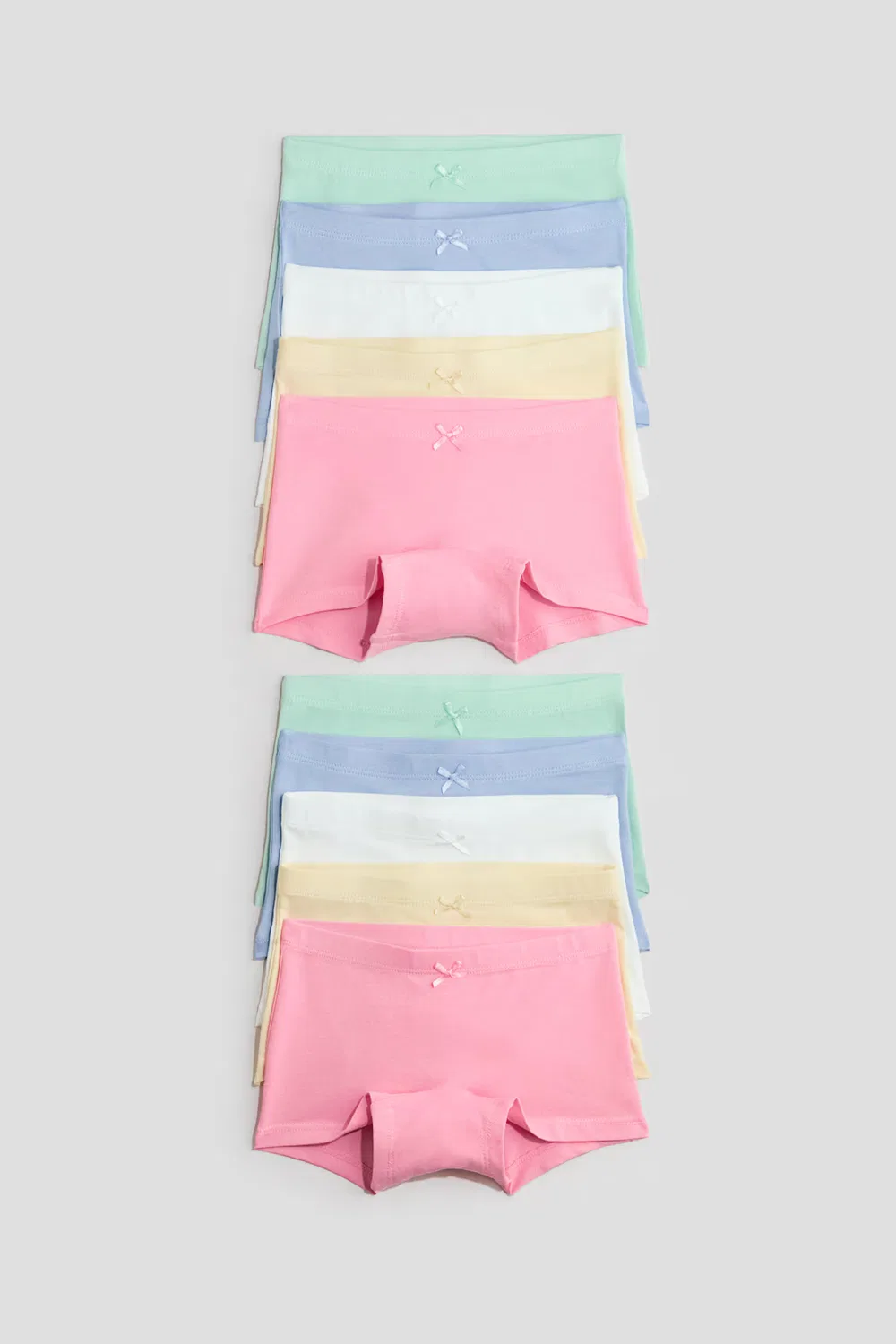 Упаковка из 10 хлопковых боксерских трусов H&M, Rosa/Grün