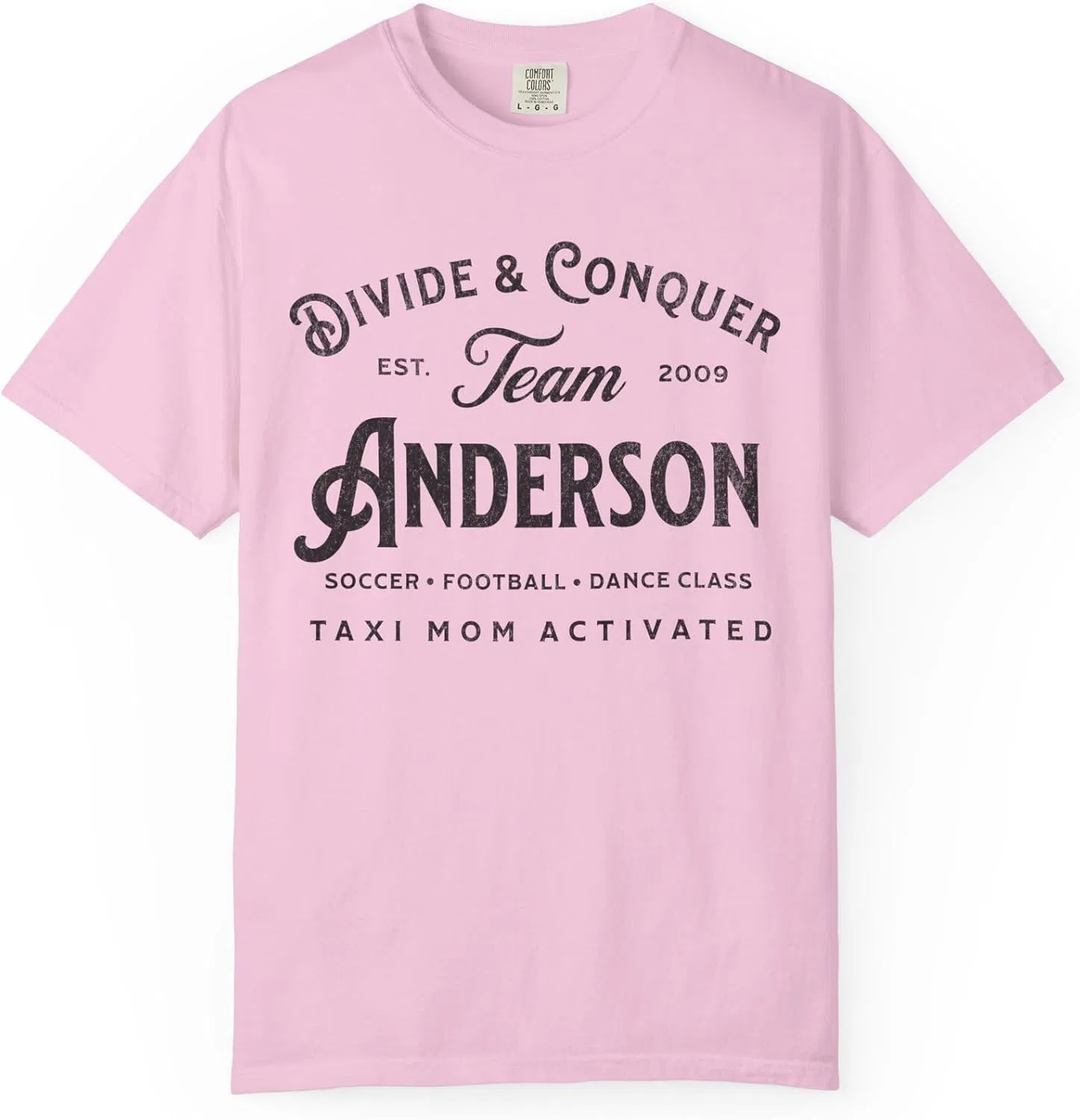 Футболка с кастомным текстом Comfort Colors, Blossom
