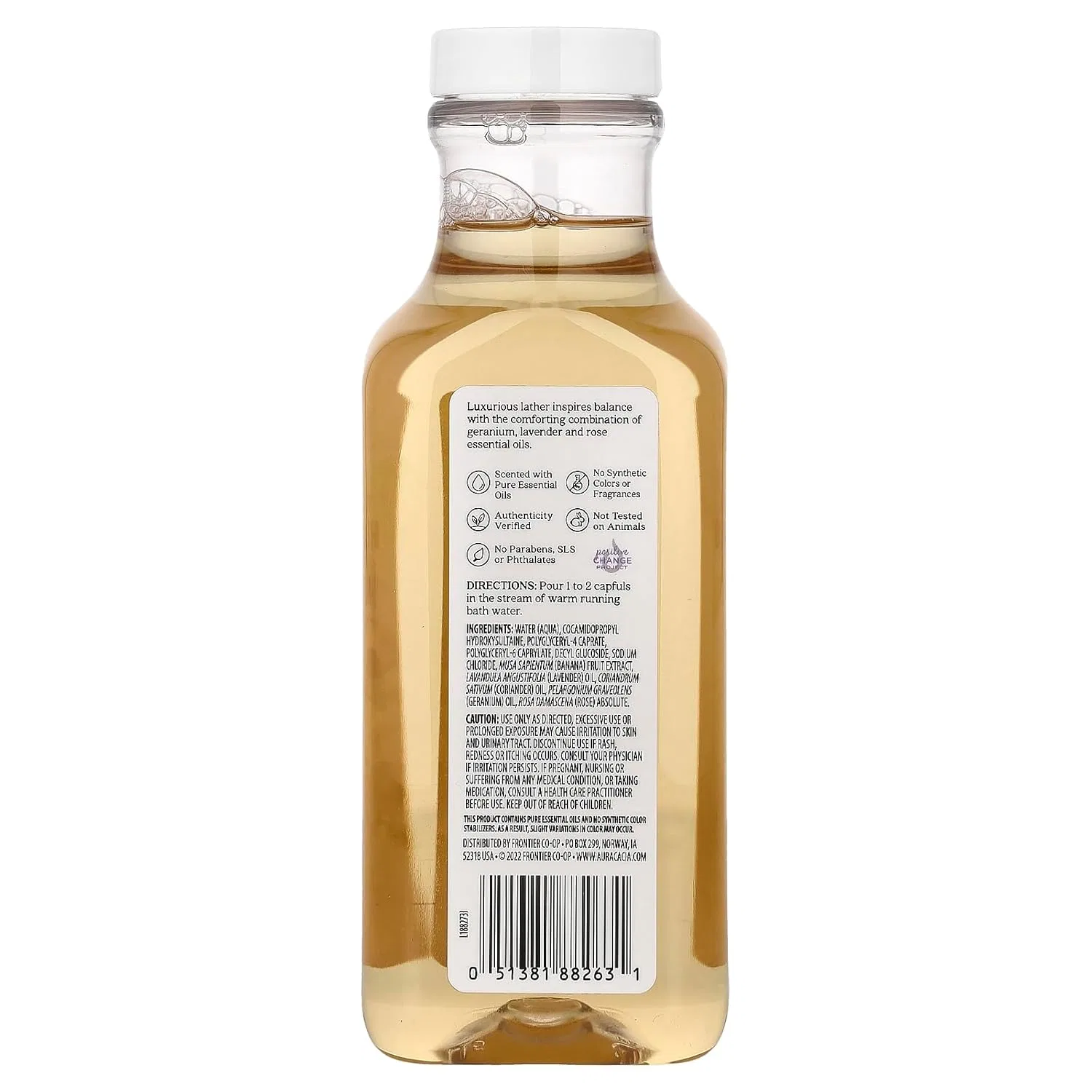 Пена для ванны Heart Song, Aura Cacia, 384 мл — фото 2