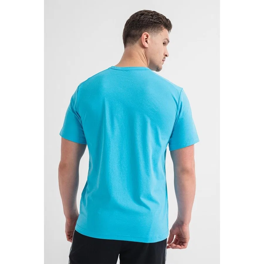 Футболка спортивная с коротким рукавом Nike Dri-Fit UV Hyverse Versatile Fitness Training, Синий — фото 2