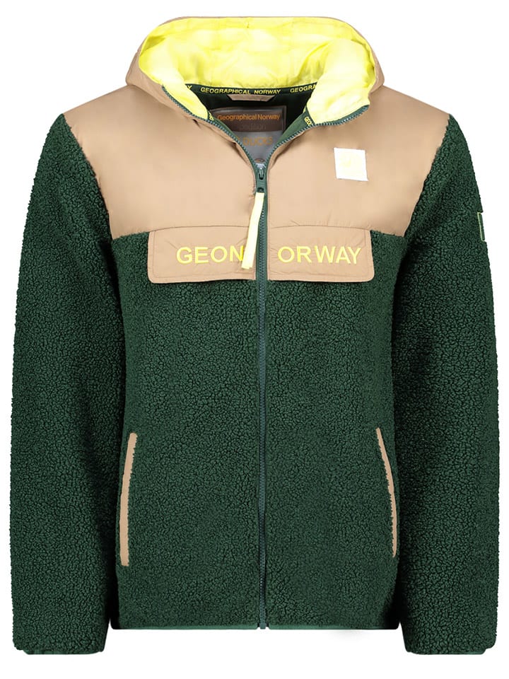 

Geographical Norway Флисовая куртка "Teclass" темно-зеленого/бежевого цвета