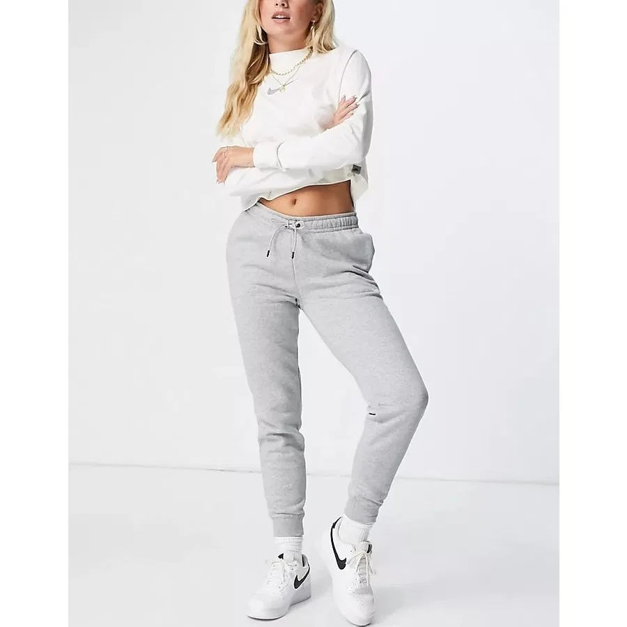 Женские спортивные штаны из футера Nike Sportswear Essential, Серый — фото 2