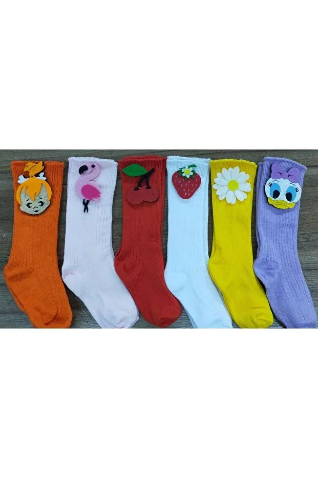 Детские носки для новорожденных с животным принтом Özkardeşler Baby, Multicolor