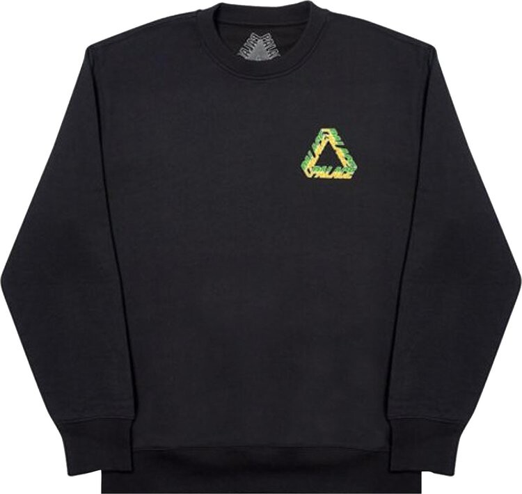 

Толстовка Palace Split P3 Crew 'Black', черный