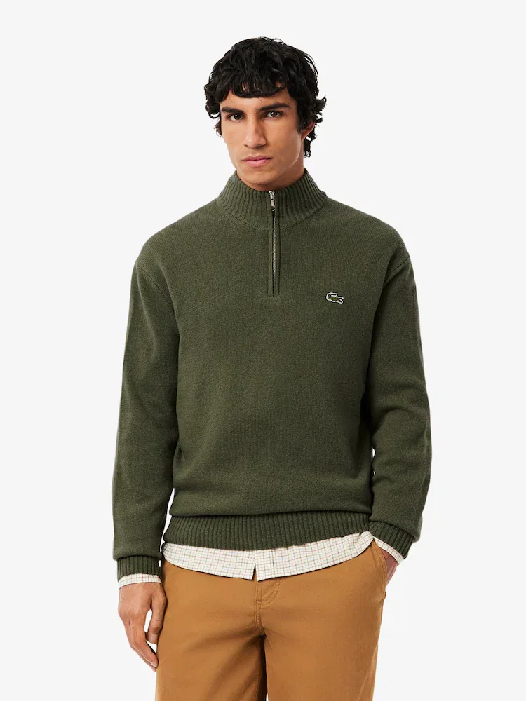 Свитер мужской полушерстяной LACOSTE, Navy