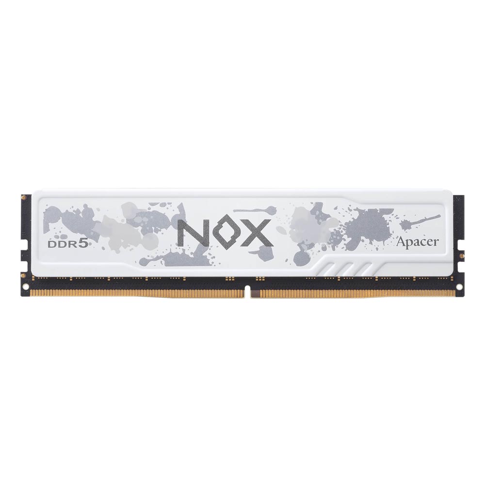 

Оперативная память Apacer NOX, 16 Гб (1 х 16 Гб), DDR5, CL38, 6000 МГц, белый