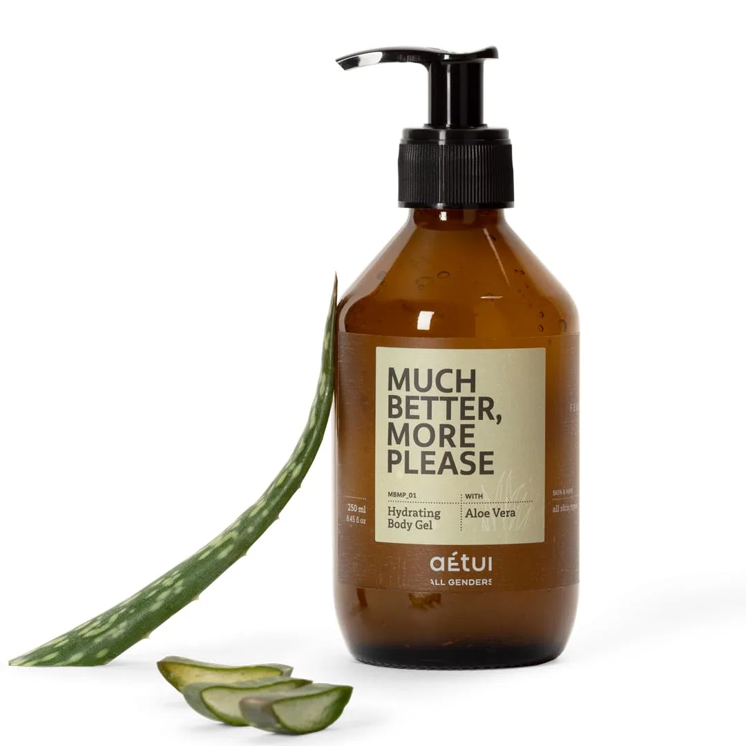 Алоэ Вера Гель с 95% Organic Aloe Vera Juice, увлажняющий, aétui, 250 мл