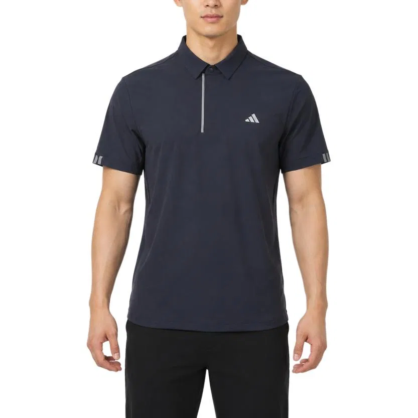 Мужское поло с коротким рукавом Adidas, Dark Navy Blue