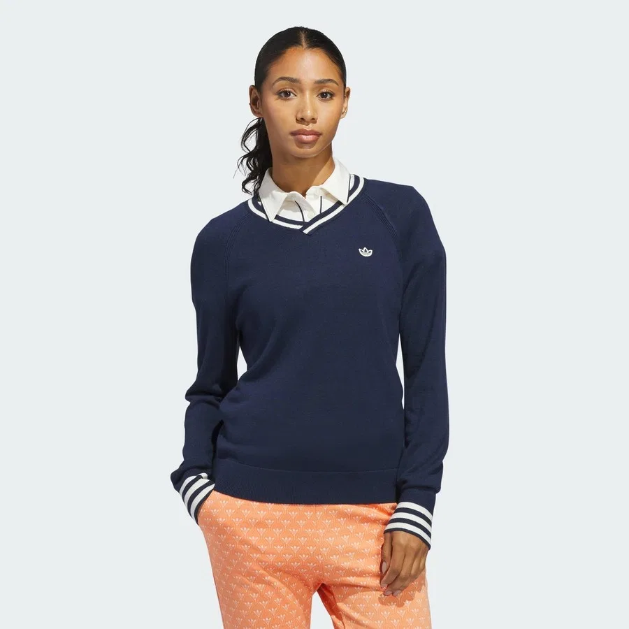 Свитер с V-образным вырезом Performance JY5291 Originals Cashmere adidas