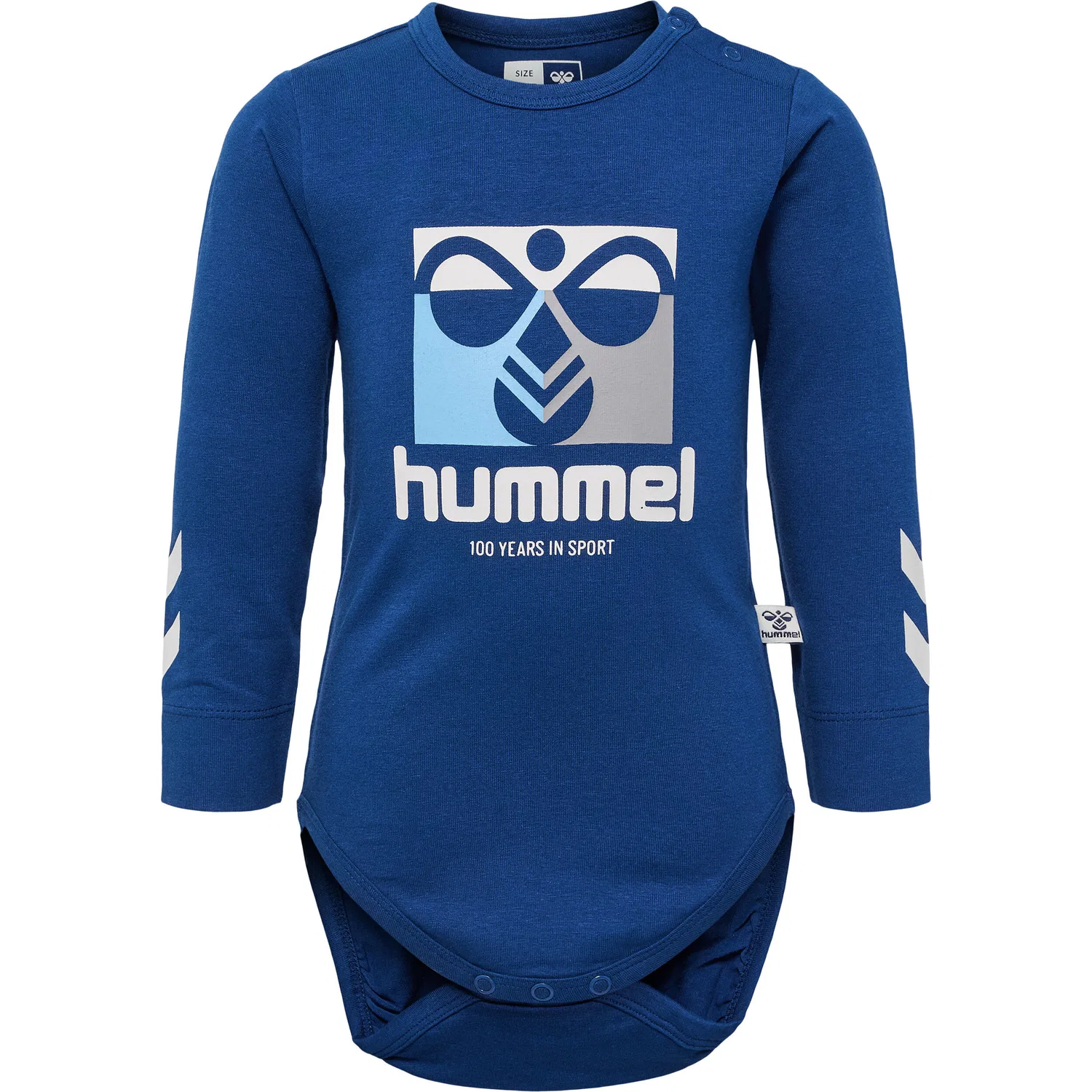 Детский боди с длинным рукавом Ouen Hummel, Blau Navyblau