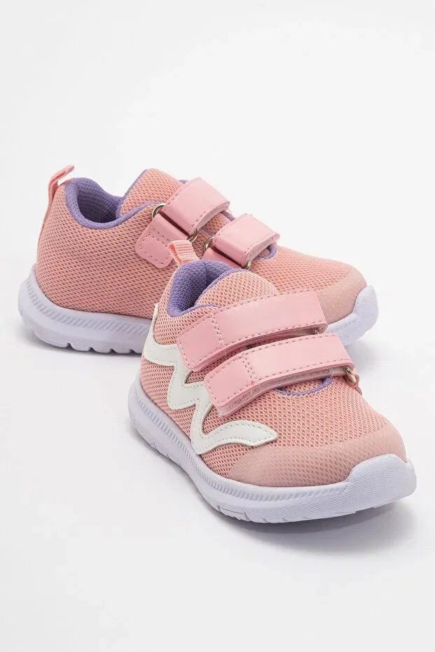 Детские спортивные туфли для девочек с ортопедической стелькой Mnpc, Pink — фото 3