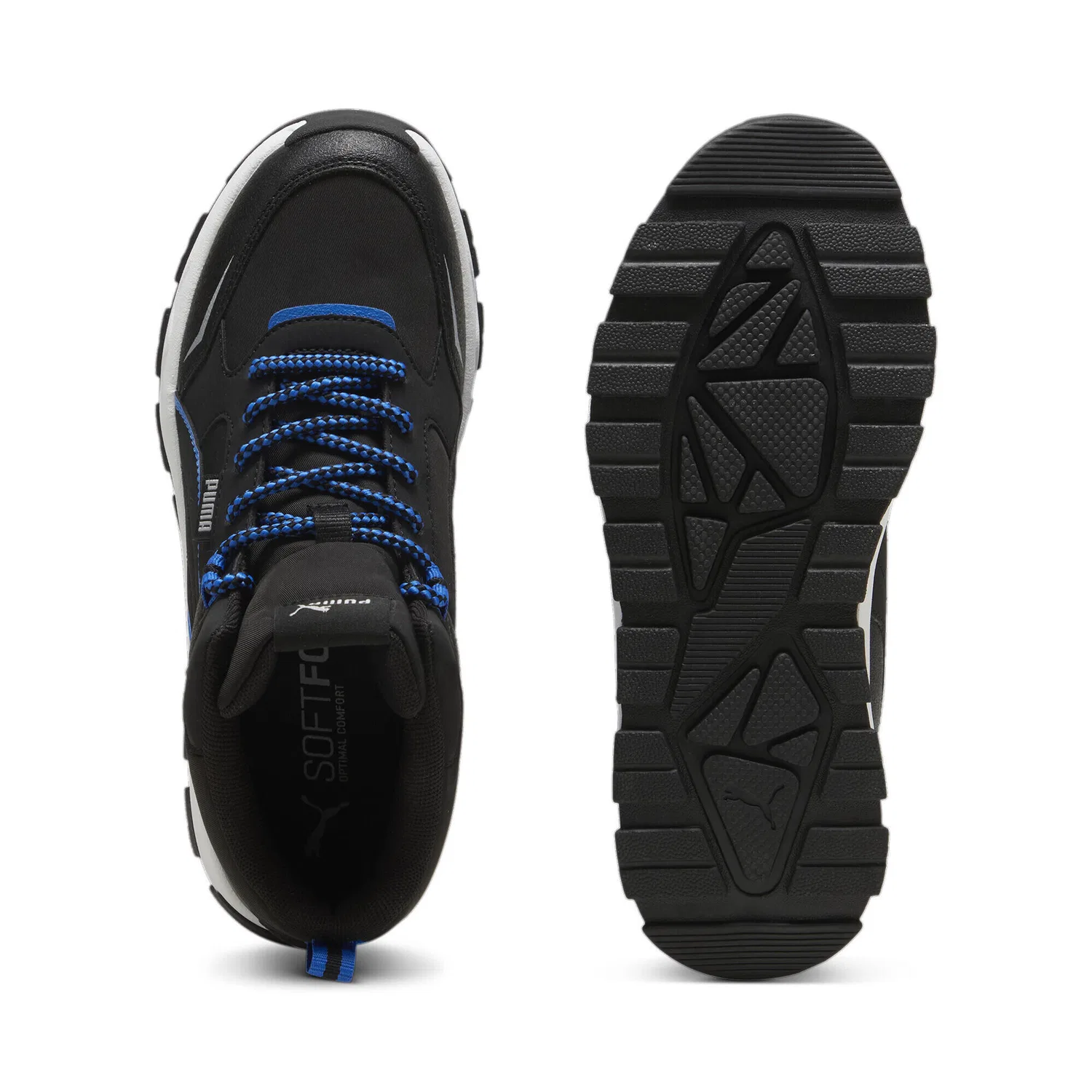 Детские кроссовки с водонепроницаемым верхом Evolve Trail Puma, Schwarz Blau — фото 4