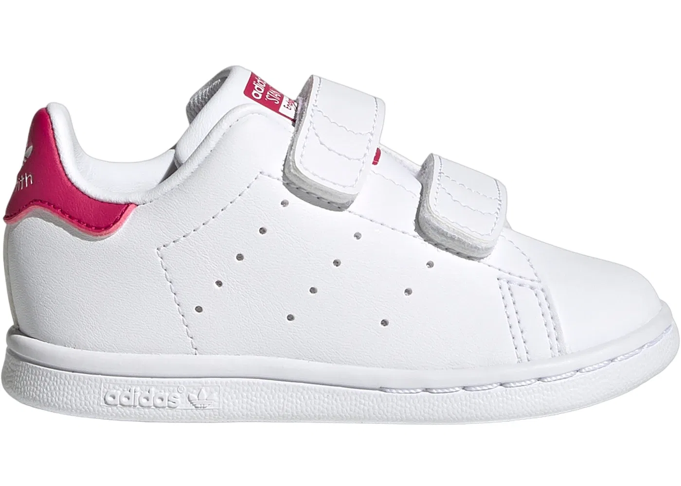 Детские кроссовки Lifestyle Adidas Stan Smith Adidas, Cloud White Cloud White Bold Pink