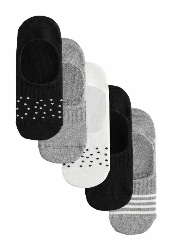 Носки невидимки 5 пар, хлопок, Invisible socks, Next, Monochrome Spots Stripe