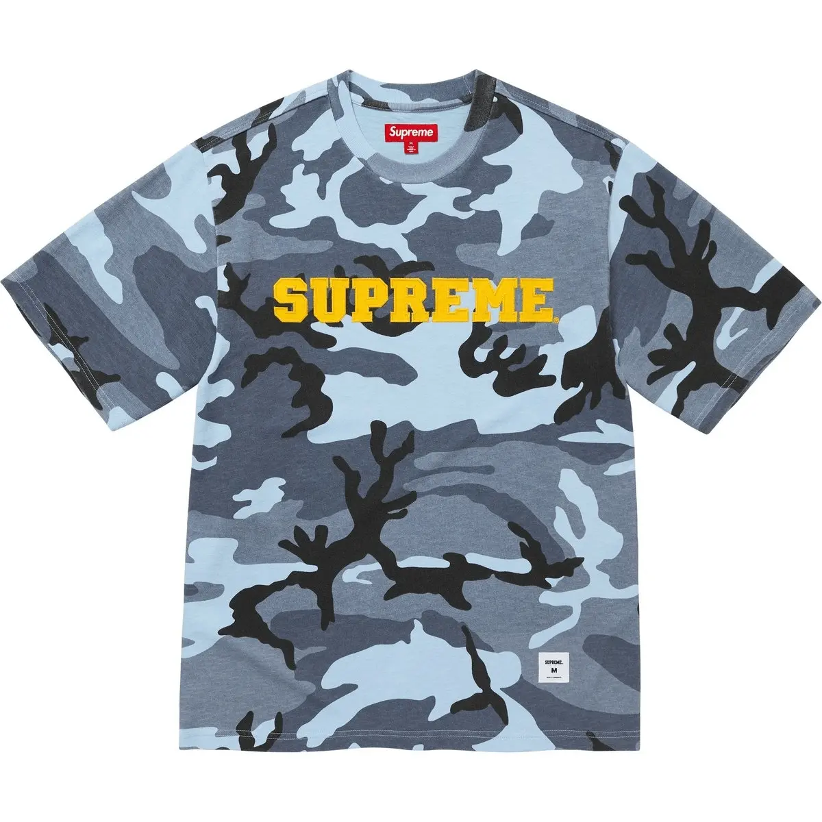 Футболка FW25 WEEK9 Collegiate Appliqué Unisex Supreme, красный — фото 3