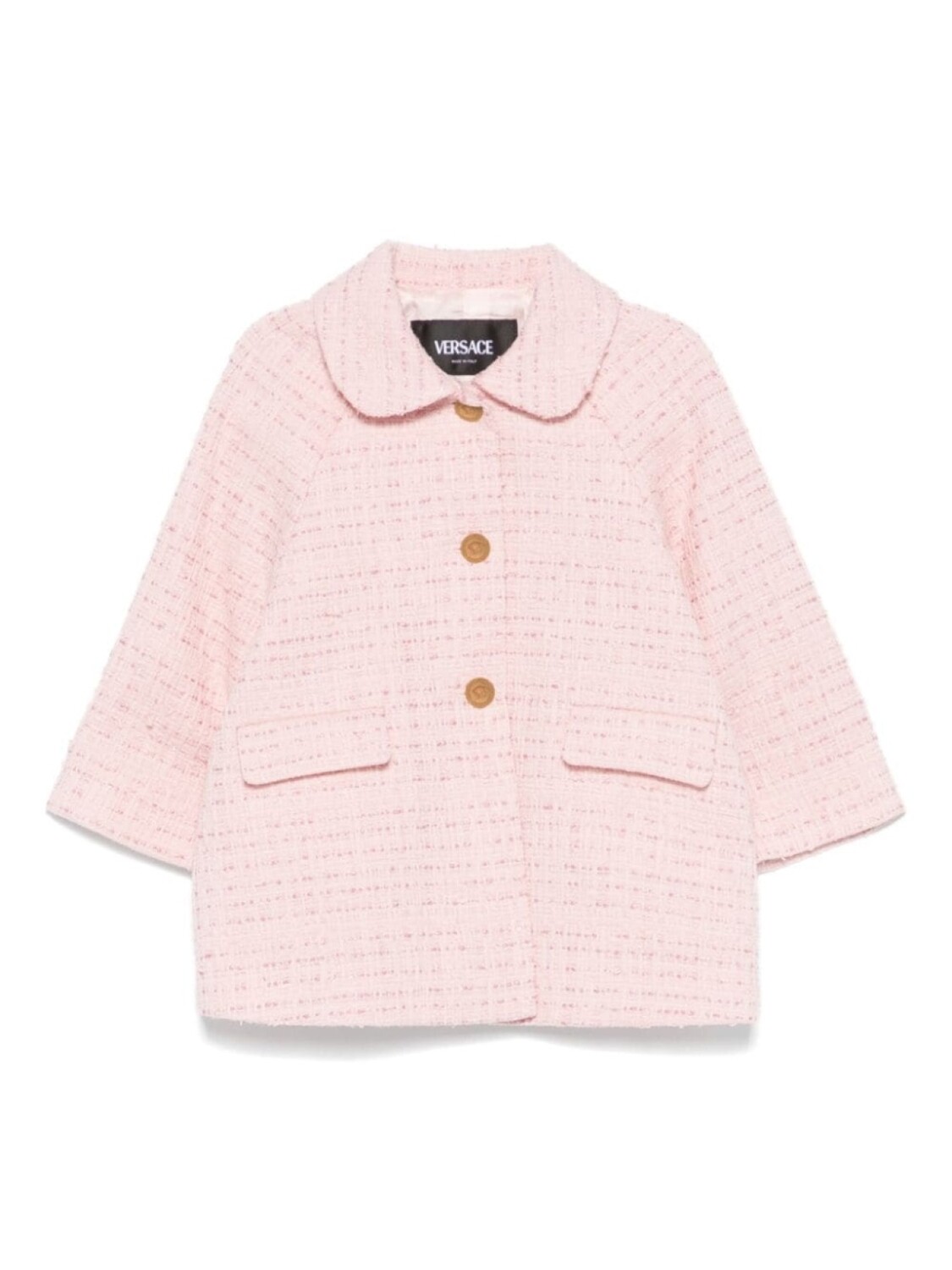 

Versace Kids твидовое пальто