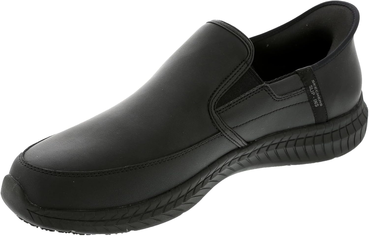 Рабочие слипоны Skechers: Russom-200249, мужские слипоны, черный — фото 4