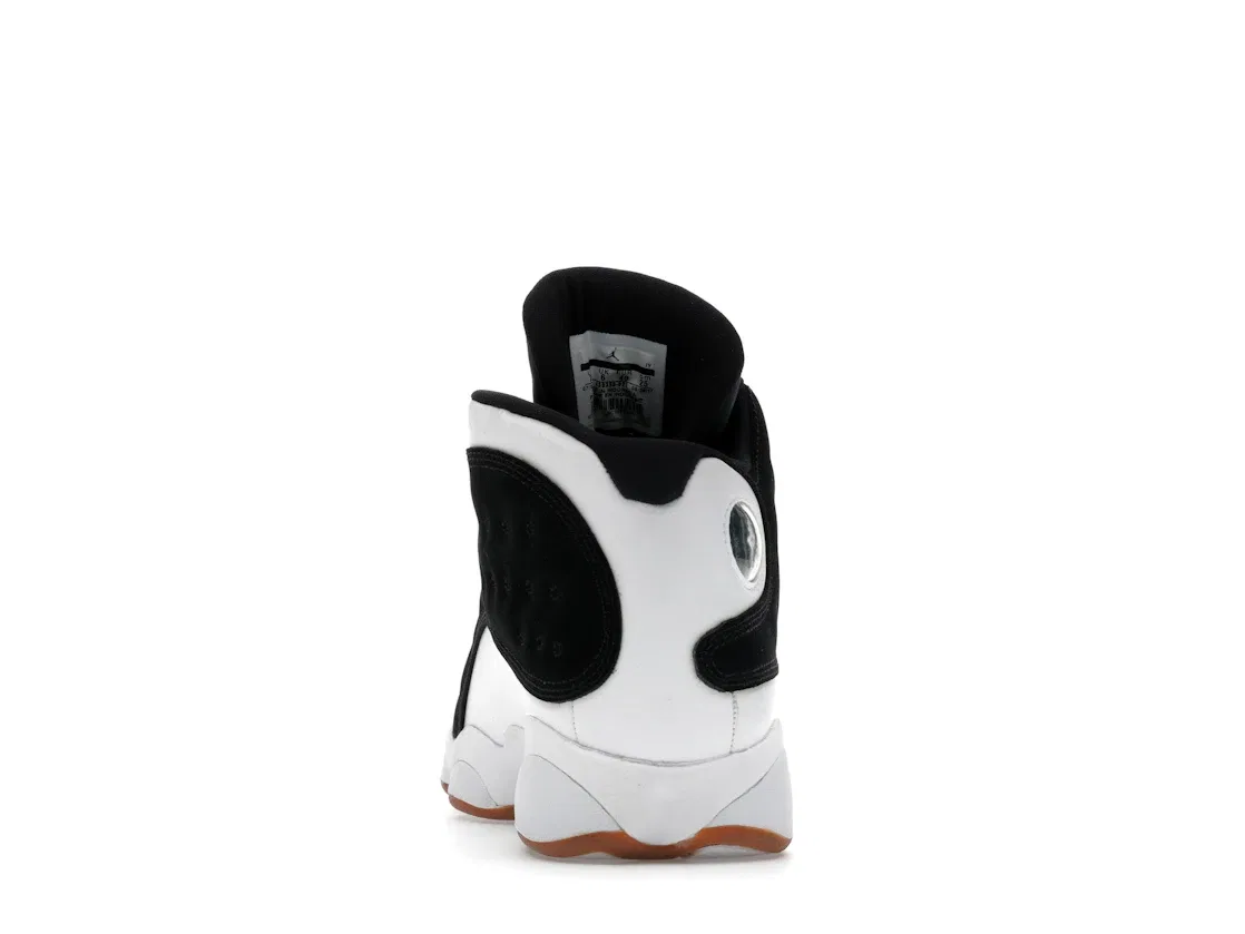 Детские кроссовки Lifestyle с принтом Jordan 13 Retro Jordan, Black/Metallic Gold-White-Gum Medium Brown — фото 4