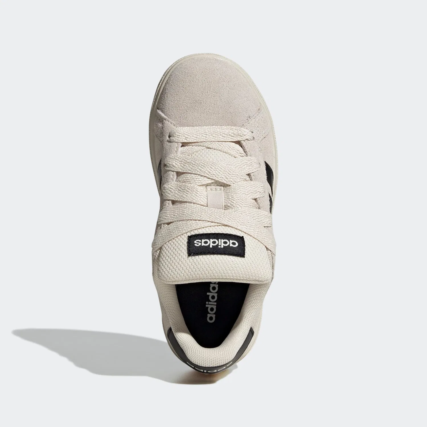 Детские кроссовки скейт-стиля Adidas Sportswear, Wonder White/Core Black/White — фото 4